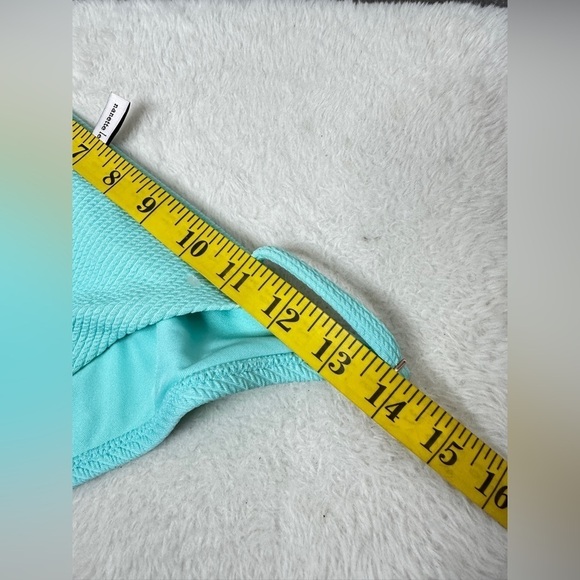 NWOT Nanette Lepore Mint Ribbed Bikini Bottom Sz 8 - Picture 9 of 10